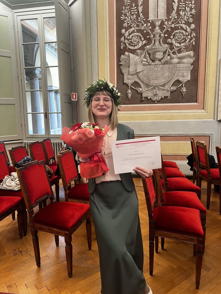 Beatrice al diploma del master